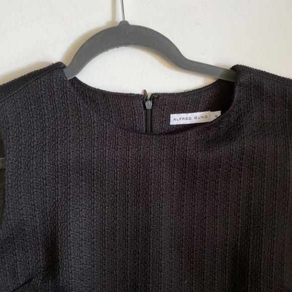 Alfred Sung Size 10 Black Sleeveless Dress - Picture 2 of 6